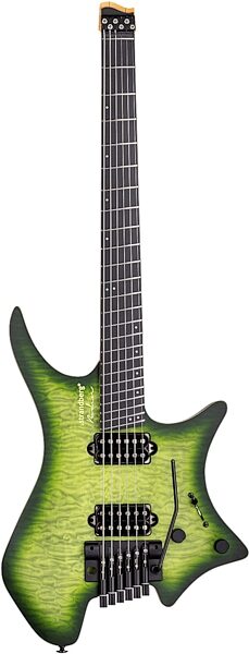 Strandberg Boden Prog NX 6 Electric Guitar (with Gig Bag), Earth Green, Action Position Back