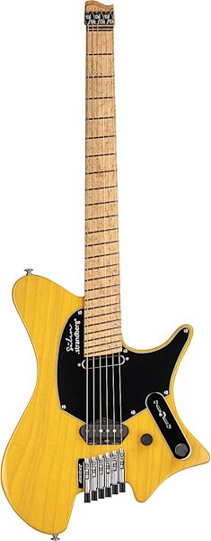 Strandberg Saelen Classic NX 6 Electric Guitar (with Gig Bag), Butterscotch, Action Position Back