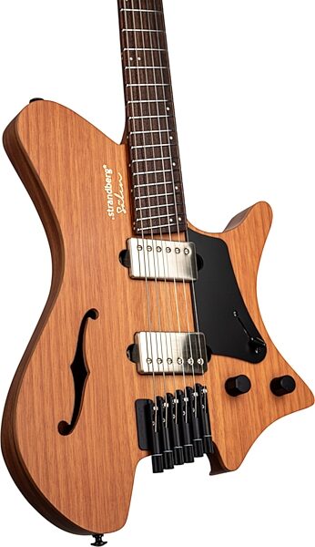 Strandberg Salen Jazz NX 6 Electric Guitar (with Gig Bag), Natural, Action Position Back
