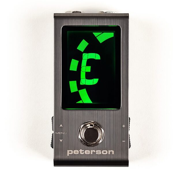 Peterson StroboStomp Mini Guitar Pedal Tuner, New, Action Position Back