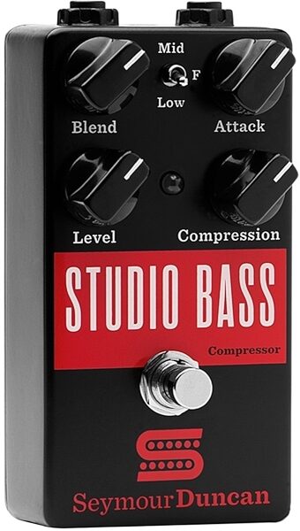 Seymour Duncan Studio Bass Compressor Pedal, New, Angle