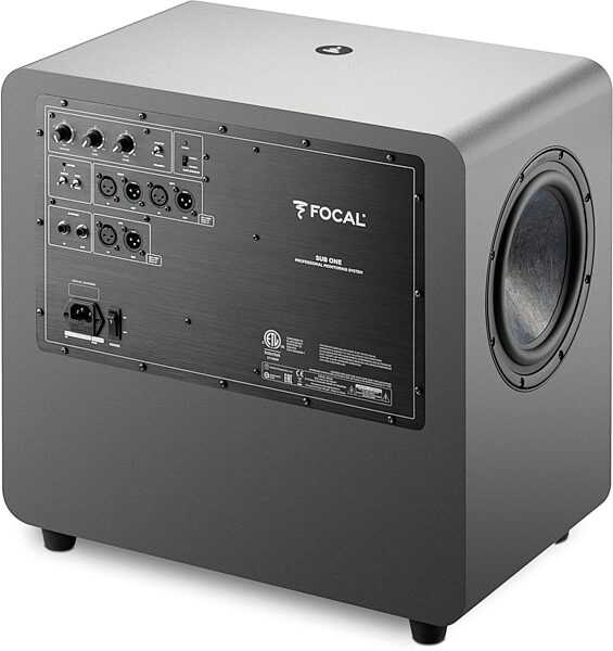 Focal Sub One Active Powered Studio Subwoofer, Rear