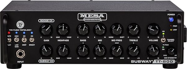 Mesa/Boogie Subway TT-800 Bass Guitar Amplifier Head, New, Action Position Back