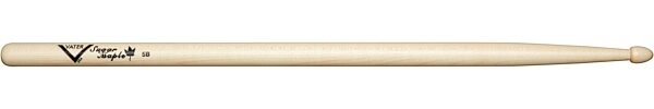 Vater Sugar Maple Drumsticks, 5B, Wood Tip, Pair, Action Position Back