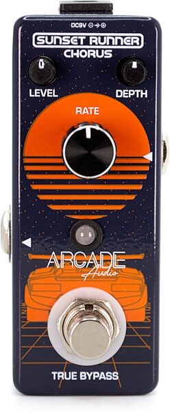 Arcade Audio Sunset Runner Chorus Pedal, New, Action Position Back