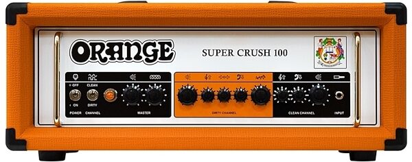 Orange Super Crush 100 Solid-State Guitar Amplifier Head (100 Watts), Orange, main