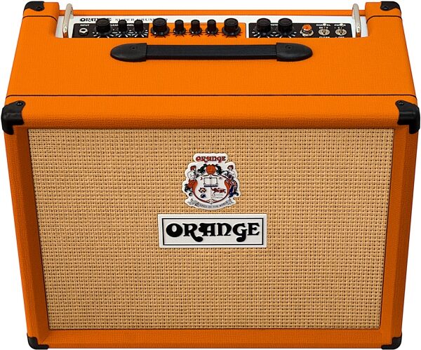 Orange Super Crush 100 Solid-State Guitar Combo Amplifier (100 Watts, 1x12"), Orange, Angled Front