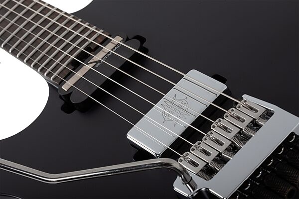 Synyster Gates Custom-6 TR-S Signature Headless Electric Guitar, Left-Handed, Satin Black, Action Position Back
