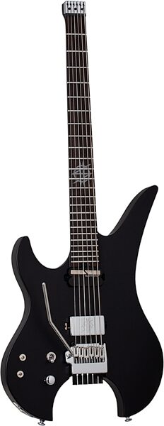 Synyster Gates Custom-6 TR-S Signature Headless Electric Guitar, Left-Handed, Satin Black, Action Position Back