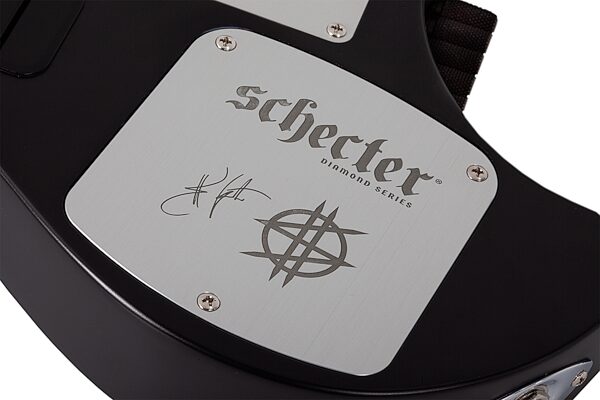 Synyster Gates Custom-6 TR-S Signature Headless Electric Guitar, Satin Black, Action Position Back