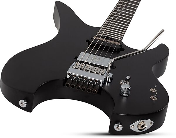 Synyster Gates Custom-6 TR-S Signature Headless Electric Guitar, Satin Black, Action Position Back