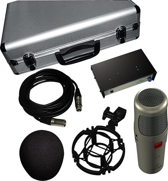 Behringer T-1 Tube Condenser Microphone, Accessories Included