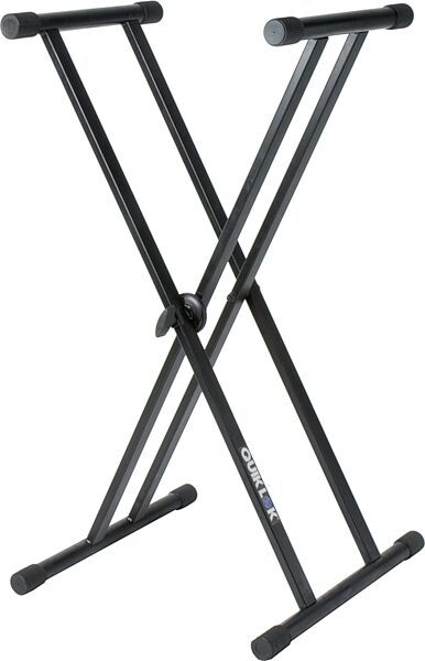 Quik Lok T20BK Double-Braced 1-Tier X Keyboard Stand, New, Main