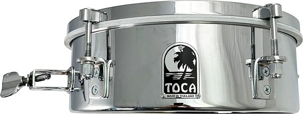 Toca T412SS Steel Drumset Timbale with Snare, New, Action Position Back