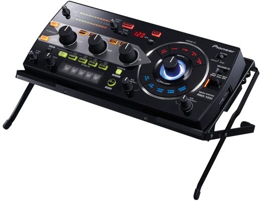 Pioneer T-U101 Multi-Purpose X-Stand for RMX-1000, In Use with RMX