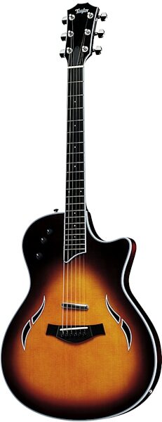 Taylor T5 Standard Spruce Cutaway Acoustic-Electric Guitar (with Case), Tobacco Burst