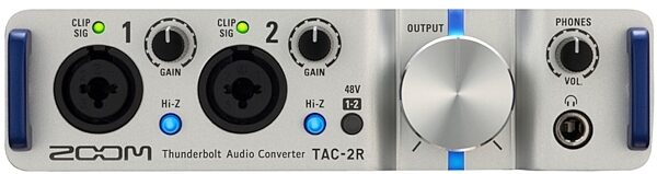 Zoom TAC-2R High-Speed Thunderbolt Audio Interface, Front
