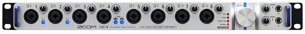 Zoom TAC-8 Thunderbolt Audio Interface, 8-Channel, Front