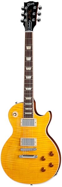 Gibson 2013 Les Paul Premium AAAA Top Electric Guitar (with Case), Transparent Amber