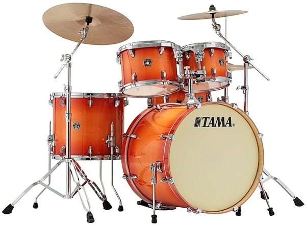 Tama CL52KS Superstar Classic Drum Shell Kit, 5-Piece, tama-superstar-tangerine