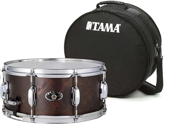 Tama Artwood Maple/Birch Snare Drum, snare-and-bag