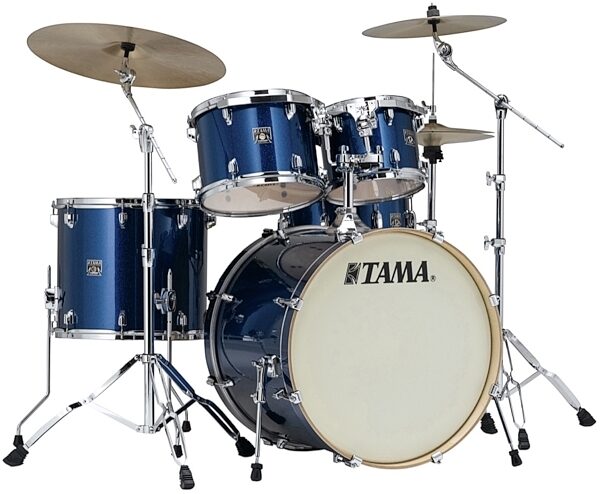 Tama CK52KS Superstar Classic Drum Shell Kit, 5-Piece, Indigo Sparkle, Indigo Sparkle