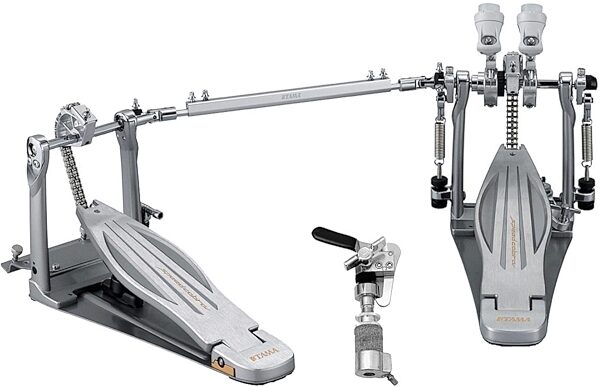 Tama HP910LWN Speed Cobra Double Bass Drum Pedal (with Case), Chrome, with Gibraltar DC Hi-Hat Drop Clutch, pack