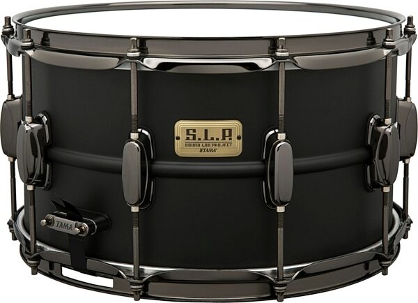 Tama SLP Limited Edition Big Black Steel Snare Drum, 8x14&quot;, Main