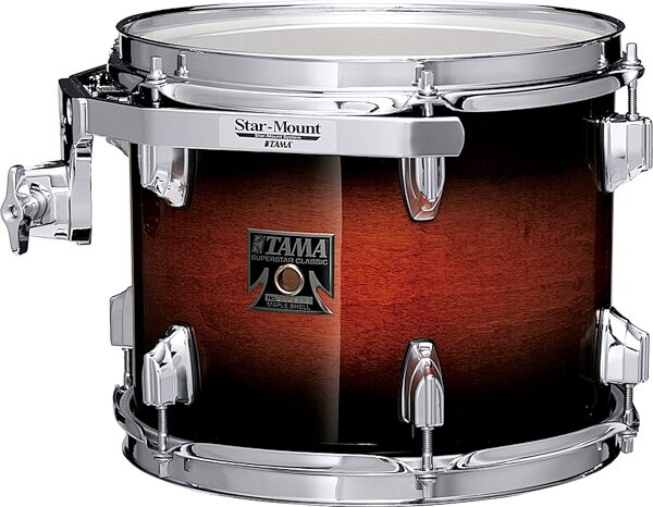 Tama CL72S Superstar Classic Drum Shell Kit, 7-Piece, Mahogany Burst, Action Position Back