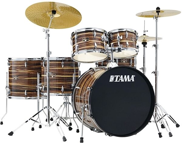 Tama IE62C Imperialstar Drum Kit, 6-Piece (with Meinl Cymbals), Coffee Teak, Main