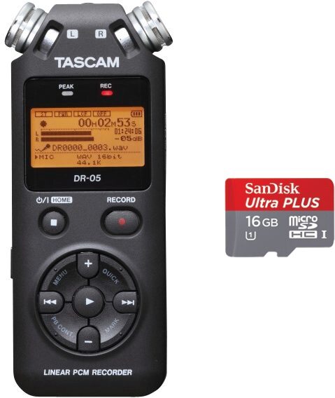TASCAM DR05 Portable Digital Recorder, tascam