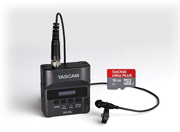 TASCAM DR-10L Digital Audio Recorder (with Lavalier Microphone), tascam