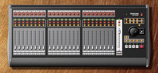 TASCAM US2400 USB Moving Fader Controller, Top