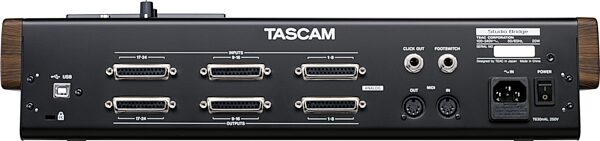 TASCAM Studio Bridge Model Series 24-Track Recorder and USB Audio Interface, New, Action Position Back