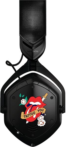 V-Moda Crossfade 2 Wireless Rolling Stones Edition Bluetooth Headphones, Action Position Front