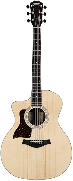 Taylor 214ce Grand Auditorium Acoustic-Electric Guitar, Left-Handed (with Case), Main