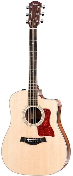 Taylor 210ce-DLX Full Gloss Acoustic-Electric Guitar (with Case), Main