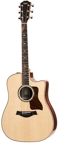 Taylor 810ce Cutaway Dreadnought Acoustic-Electric Guitar (with Case), Main