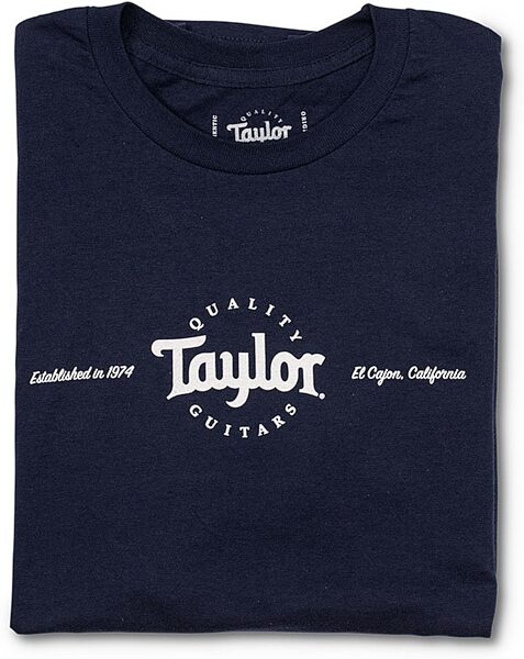 Taylor Classic T-Shirt, Navy/Grey, Large, Action Position Back