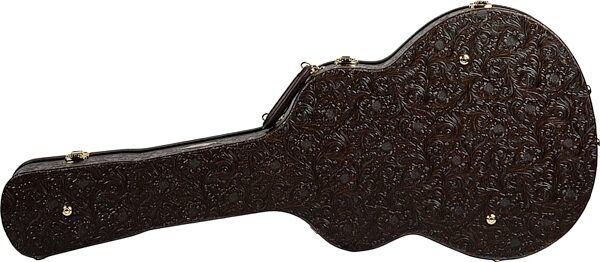 Taylor Grand Orchestra Acoustic Guitar Case, Brown Western Floral, Action Position Back