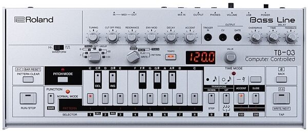 Roland TB-03 Boutique Series Bass Line Synthesizer, New, Main