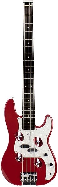Traveler Guitar TB4P Electric Bass with Deluxe Gig Bag, Red