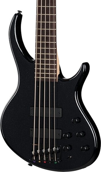 Tobias Killer B V Electric Bass, 5-String (with Gig Bag), Black Pearl, Action Position Back