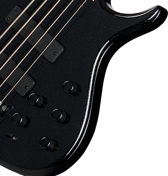 Tobias Killer B V Electric Bass, 5-String (with Gig Bag), Black Pearl, Action Position Back
