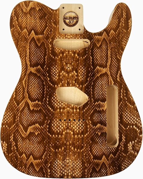 Allparts Basswood Telecaster Guitar Body, Action Position Back