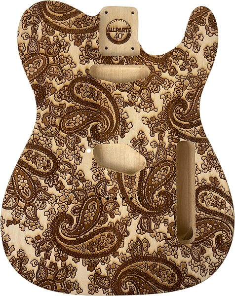 Allparts Basswood Telecaster Guitar Body, Action Position Back