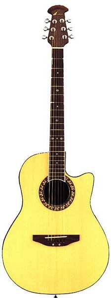 Ovation CC012 Celebrity Trekker Travel Cutaway Acoustic Guitar (Natural), Main
