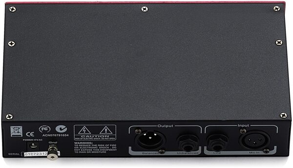 SM Pro Audio TC01 Single Channel Tube Preamp, Rear