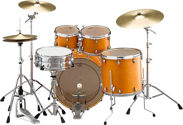 Yamaha TMP2F4 Tour Custom Maple Drum Shell Kit, 4-Piece, Caramel Satin, Action Position Back