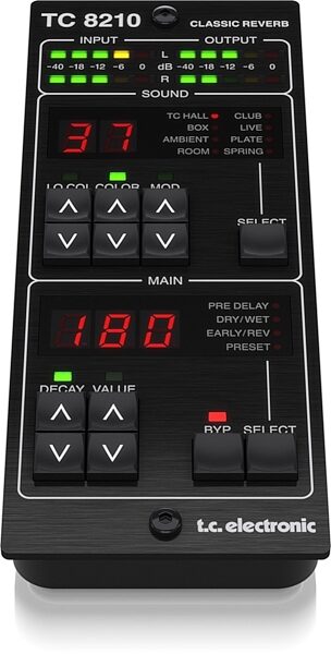 TC Electronic TC8210-DT Classic Mixing Reverb Desktop Controller and Plug-in Software, View